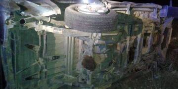 Vuelco en Malargüe, donde hubo varios heridos\u002E