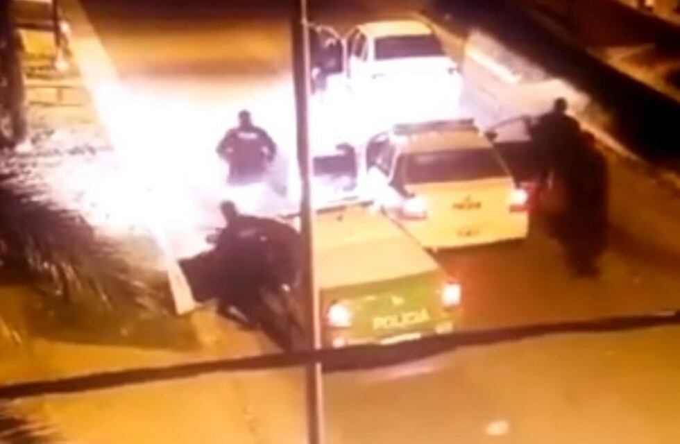 Intentó fugarse con un auto robado y lo delataron las cámaras del barrio