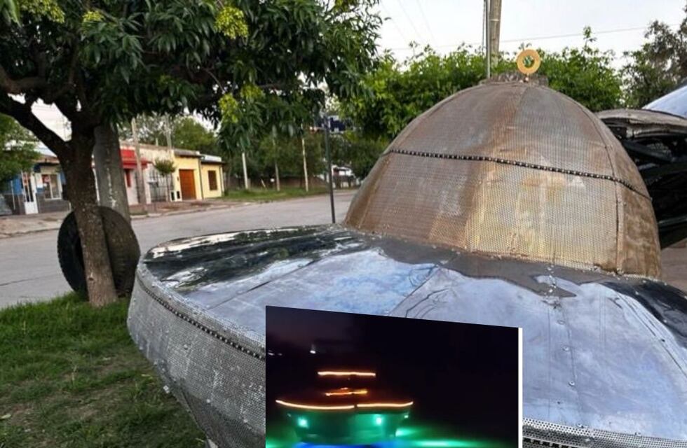 Una “ovni moto” en Córdoba, el ocurrente regalo de un padre para su hija