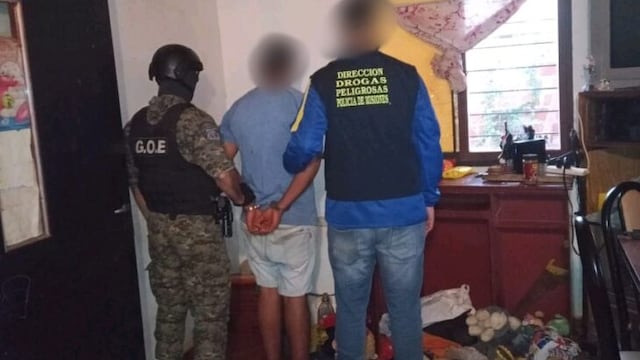 Desbaratan kiosco narco en Posadas. Policía de Misiones