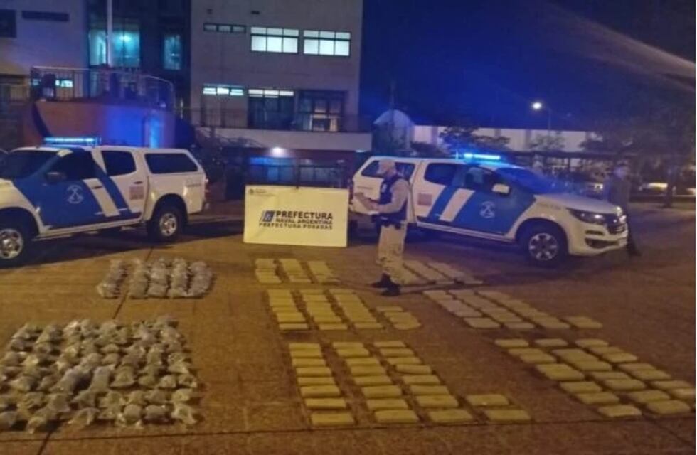 Posadas: incautan marihuana valuada en casi 100 millones de pesos en el Arroyo Zaimán