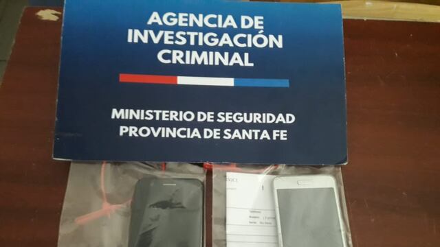 Celulares secuestrados