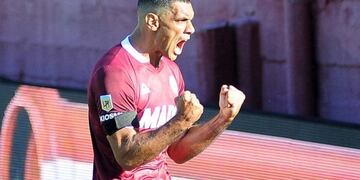 José Sand - Lanús vs Defensa y Justicia (Foto: TYC Sports)