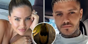 Cuánto cuesta el champagne que usó Mauro Icardi en su cena romántica con la China Suárez