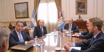 El rafaelino se reunió con el procurador general de la Nación, Eduardo Casal.