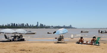 La isla es una opción para los amantes del río