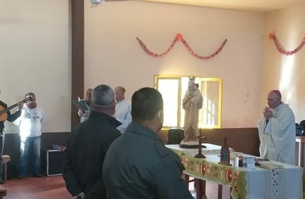 El obispo de Oberá celebró una misa en la Unidad Penal II
