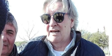 Armando Pérez en el predio\u002E