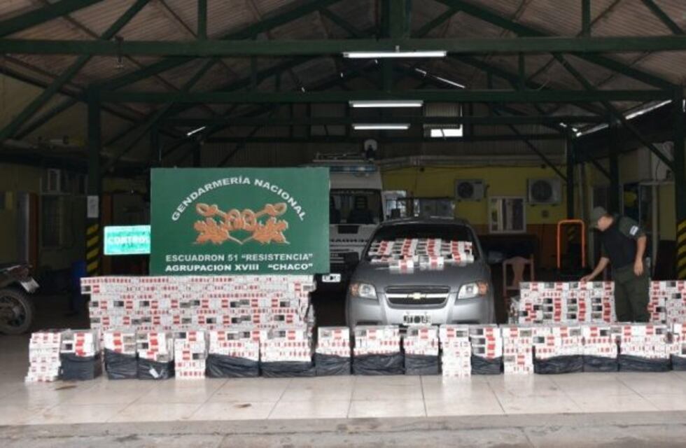 Secuestran más de 4 millones de pesos en cigarrillos de contrabando