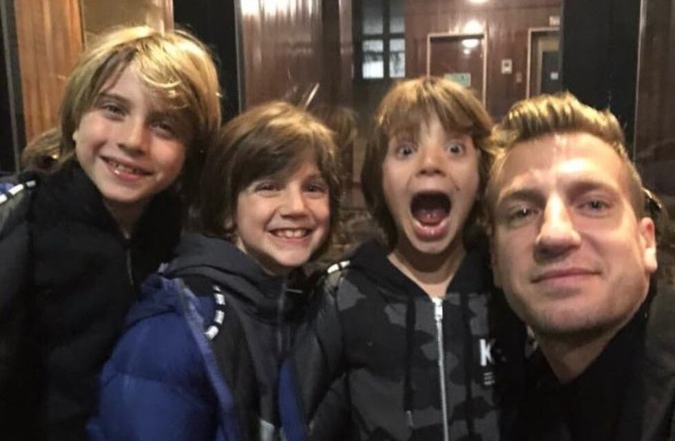 Maxi López se reencontró con sus hijos y "le tiró un palo" a Wanda