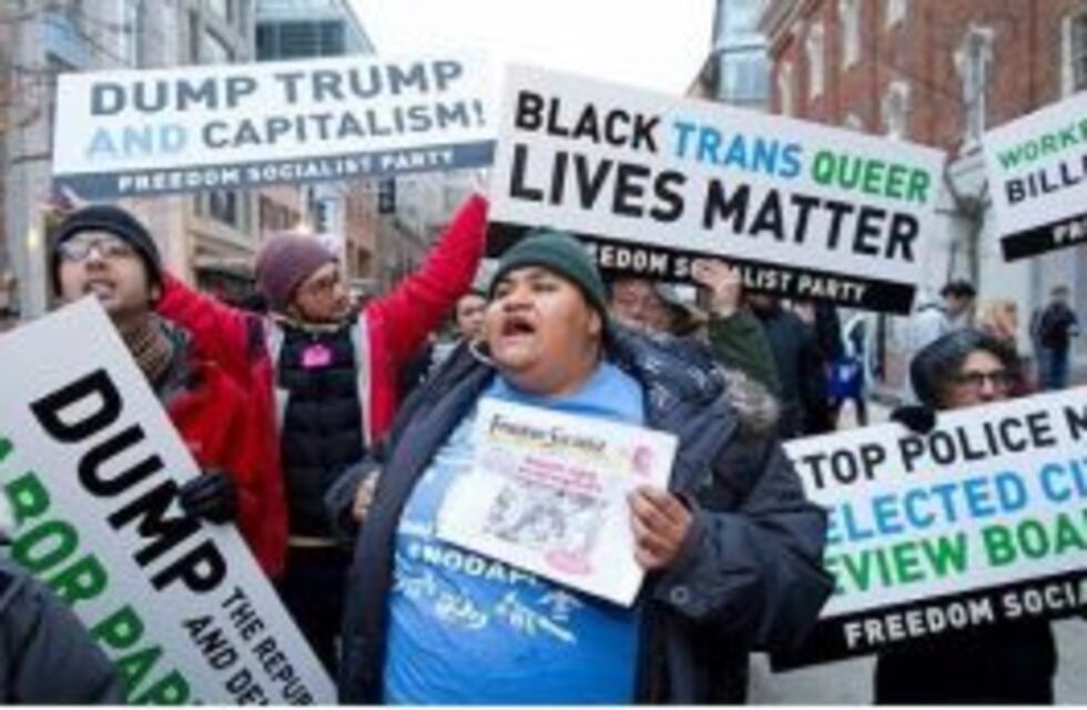 Corridas e incidentes en protestas contra Donald Trump en el Capitolio