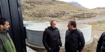 recorrido de Javier Belloni y Sergio Bergman por la obra del Centro Ambiental y Relleno Sanitario