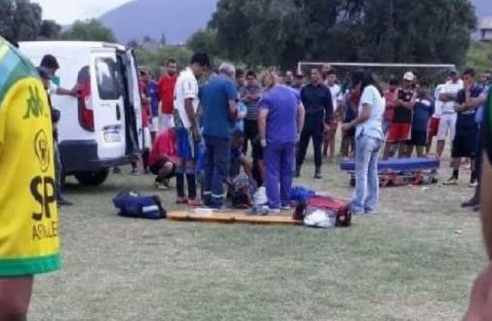 Un hombre falleció mientras jugaba al fútbol