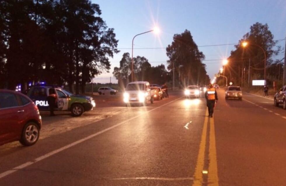 Megaoperativo en el ingreso de Punta Alta