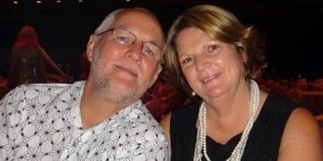 Terrence Bulmer y su esposa (Web)