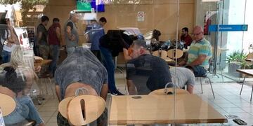 Operativo antidroga en una estación de servicio del centro\u002E