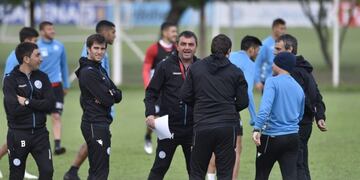 Osella en su primer entrenamiento\u002E