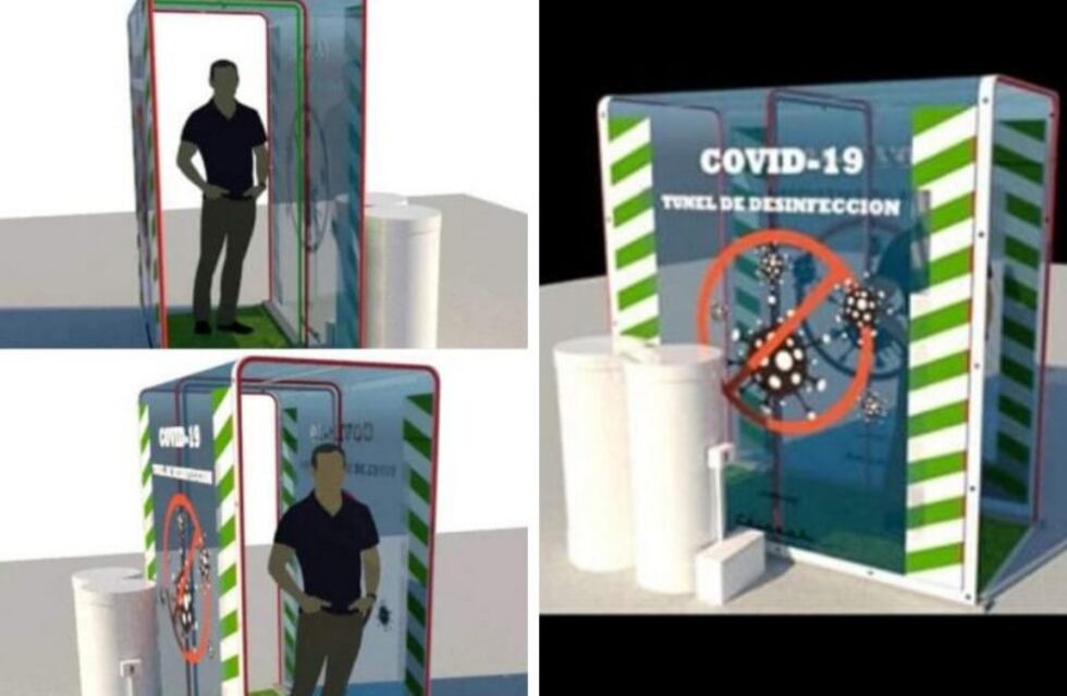 Llegará la primera cabina desinfectante a Río Gallegos