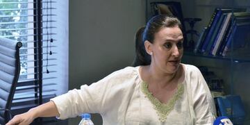 GRA007\u002E EL CAIRO, 19/07/2017\u002E- La vicepresidenta argentina, Gabriela Michetti, durante la entrevista con EFE en El Cairo, donde ha concluido una gira comercial por Marruecos y Egipto, en la que ha afirmado que su país ha dado \