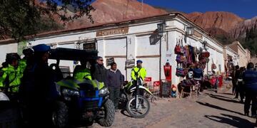 Los componentes de la Policía Turística se desplegaron en la Quebrada de Humahuaca\u002E