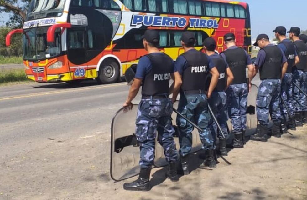 La hinchada de River pasó por Formosa sin incidentes