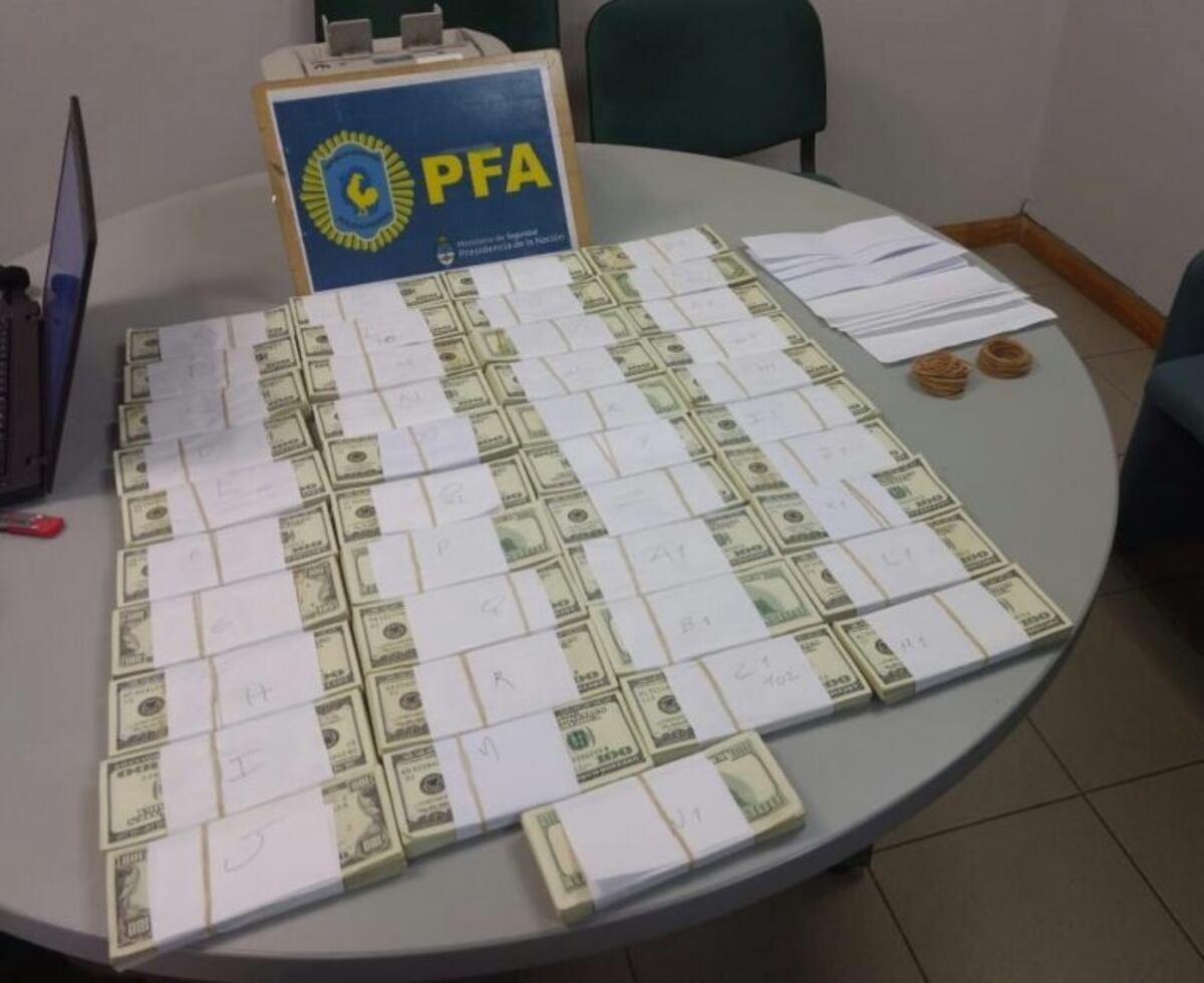 Secuestraron más de 400 mil dólares en efectivo\u002E
