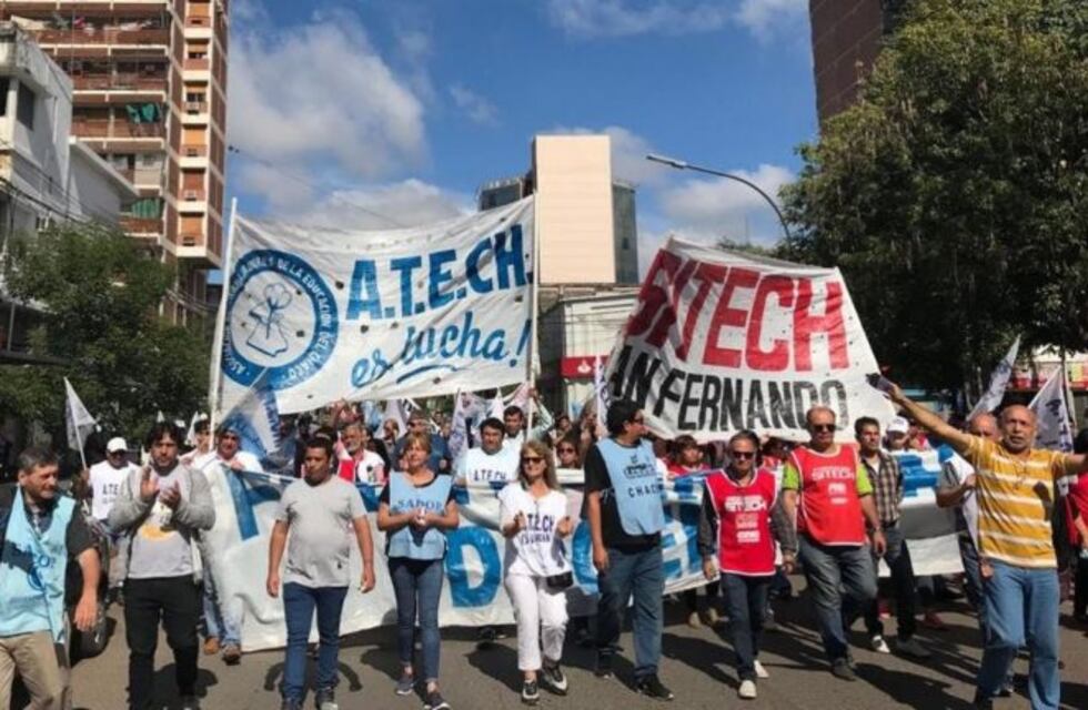 Reclamo por la regularización de los comedores escolares,por parte del Frente Gremial Docente