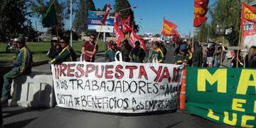 Protesta en Neuquén