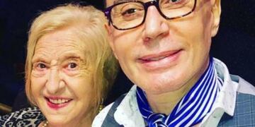 Marcelo Polino y su mamá (Foto: web)