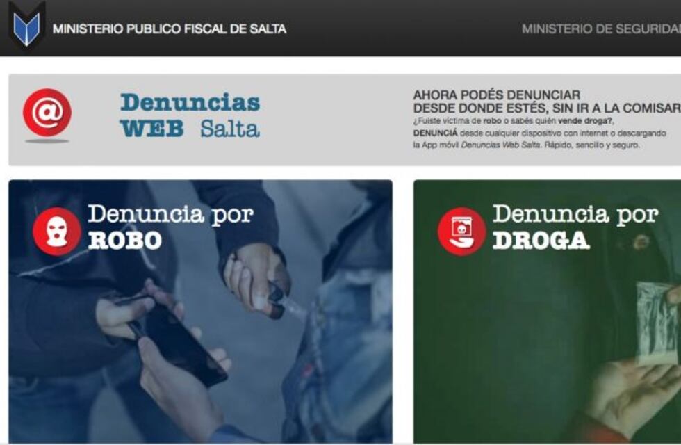 Lanzaron la aplicación para denunciar venta de drogas y robos en Salta