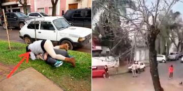 Pelea de mujeres en Colón\u002E