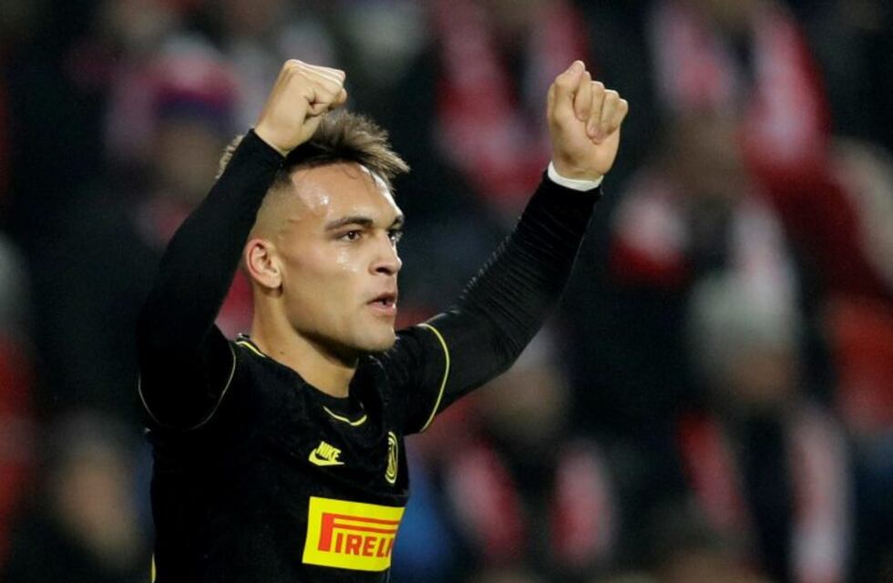 Con dos goles de Lautaro Martínez, Inter le ganó 3-1 a Slavia Praga por la Champions League