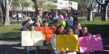 Villa Mercedes marchó por octava vez por la inclusión de personas con discapacidades\u002E Foto: El Diario de la República\u002E