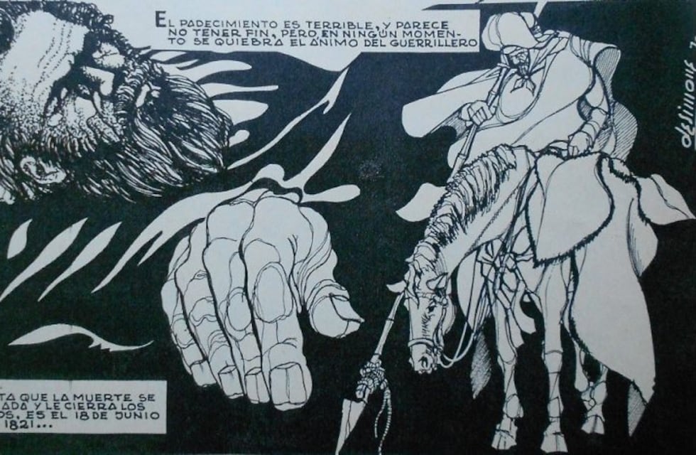 "El Guerrillero": el cómic sobre el General Güemes del autor de El Eternauta