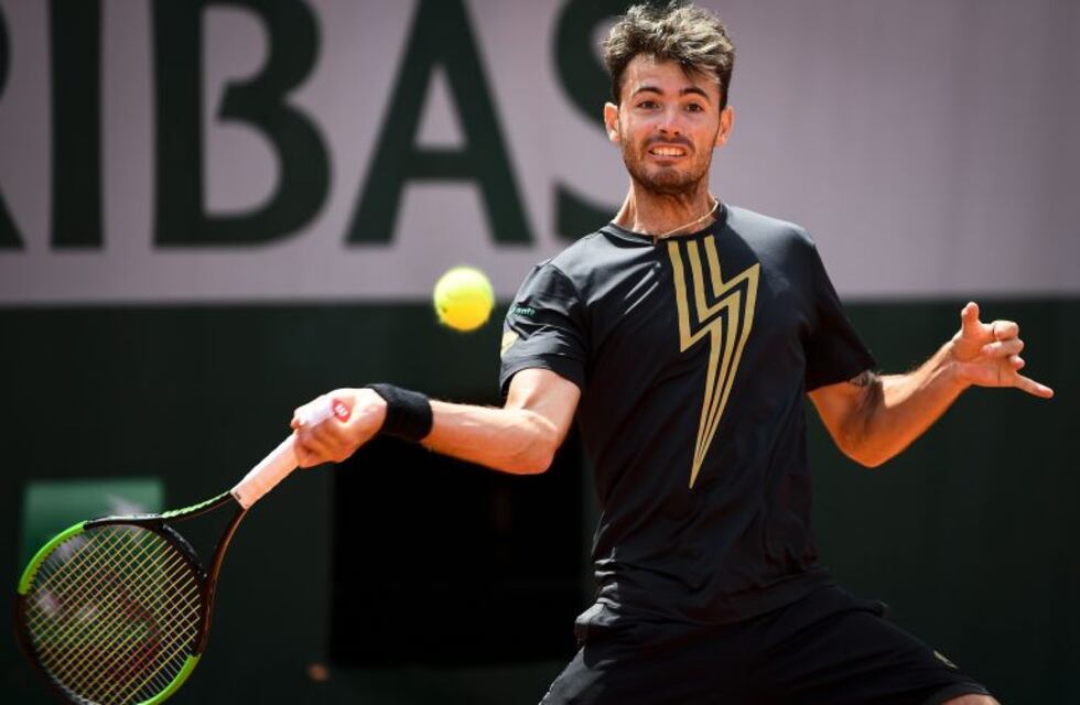 Londero, protagonista de uno de los puntos del día en Roland Garros