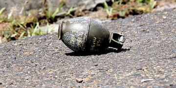 Un hombre una granada de mano FM K2, detalló el ministerio de Seguridad\u002E