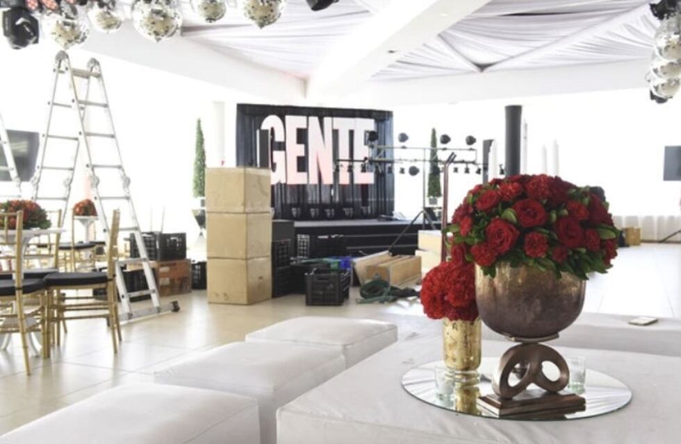 Todo listo para la fiesta de la Revista Gente en Villa Carlos Paz
