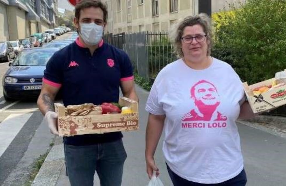 El tucumano Nicolás recorre las calles de París para asistir con alimentos a los más necesitados