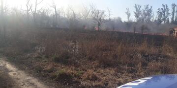 Incendio en Anisacate