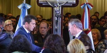 Juan Schiaretti llegó al velatorio del exgobernador José Manuel de la Sota\u002E