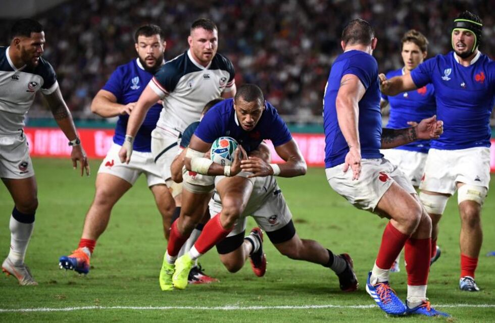 Mundial de Rugby: Francia le ganó a Estados Unidos con punto bonus y complicó a los Pumas