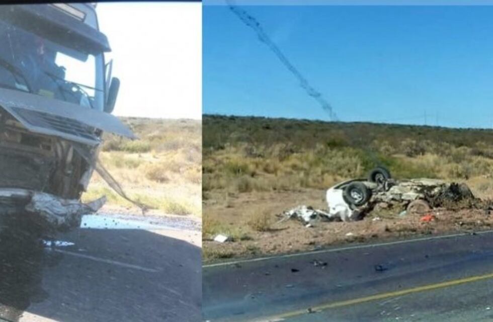 Dos muertos y un herido tras un choque en la ruta 237