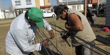 Inicio obra escuela Proa en Arroyito