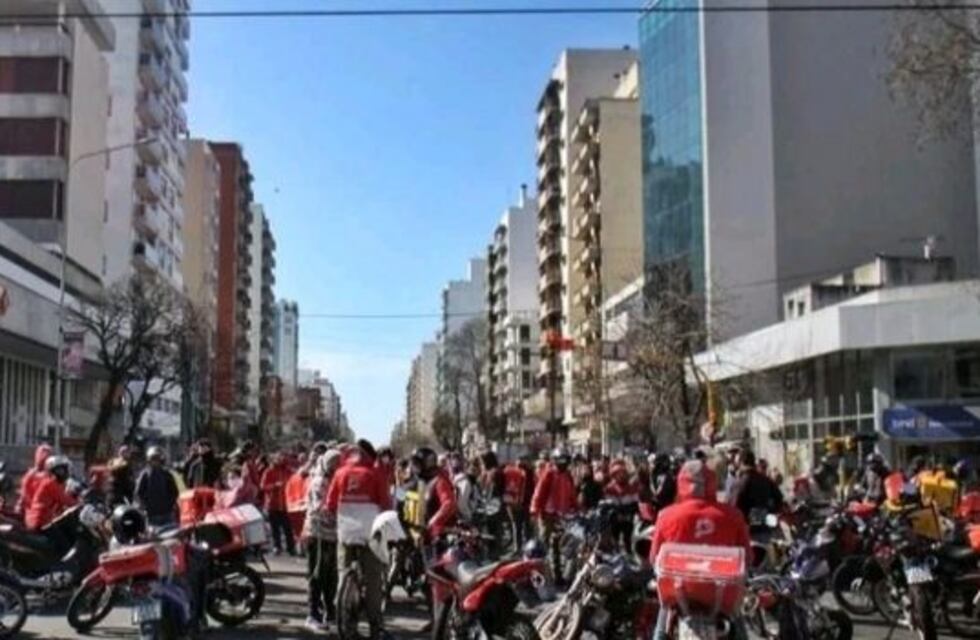 Enérgico reclamo por seguridad de parte de repartidores de delivery