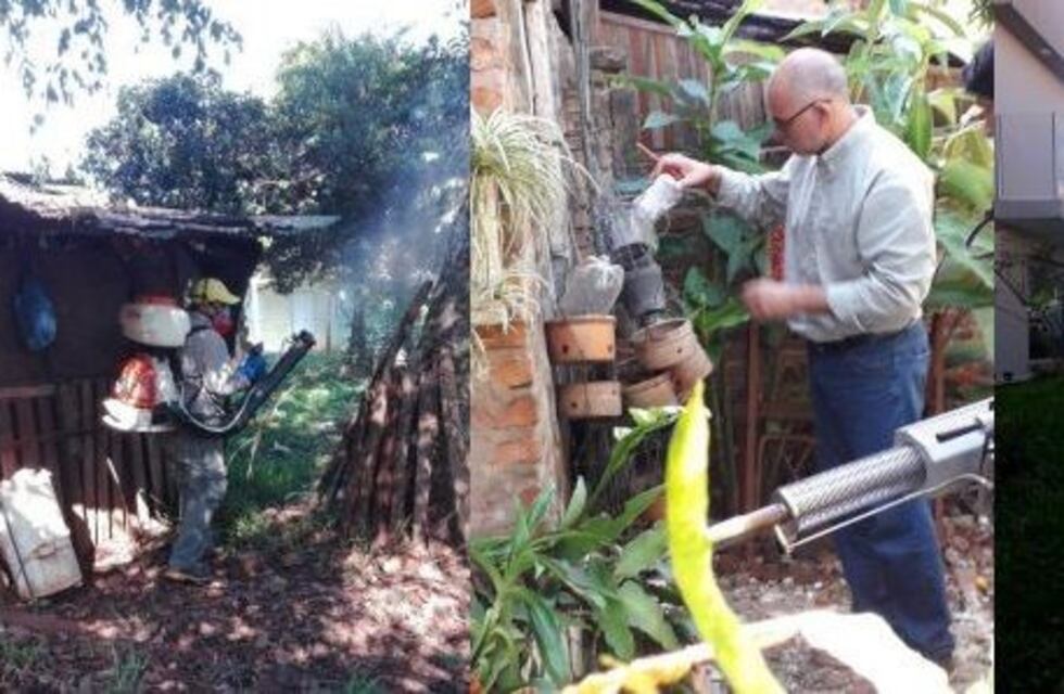 Realizaron limpiezas y fumigaciones en diversos barrios para erradicar la presencia de mosquitos