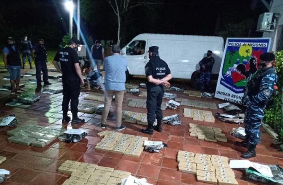 La marihuana incautada en Colonia Victoria pesó más de 1.226 kilos