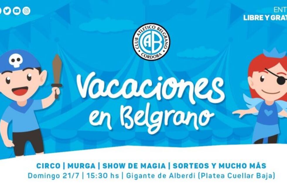 Belgrano y una actividad para las vacaciones de invierno