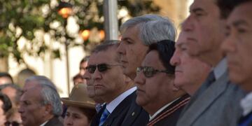 Acto por 139° aniversario de Independencia de Bolivia