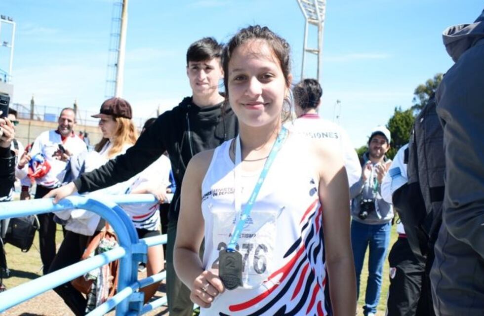 Juegos Evita: la oriunda de Oberá, Martina Prieto, obtuvo medalla de plata