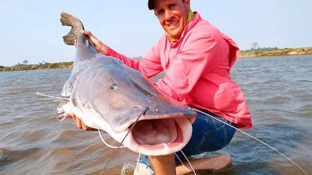 Capturaron un surubí de 35 kilos y lo devolvieron al río\u002E